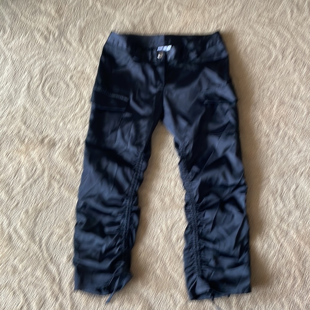 Elegant Black Satin Pants - Picture 6 of 7